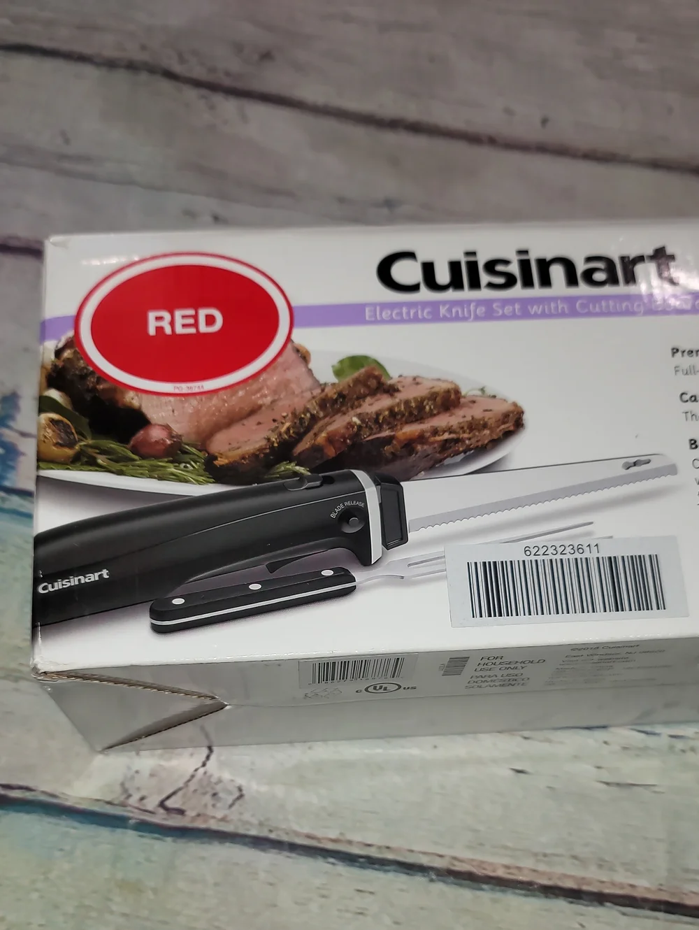 Red Cuisiart Eletric Carving Knife